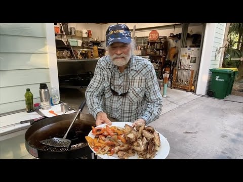 Flip Pallot&#039;s Cornish Hen Bonanza on the @firedisccookers Cooker