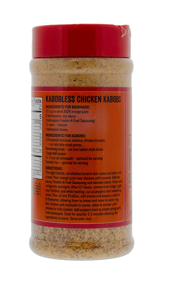 Freakin' A Fowl Chicken Seasoning 16 oz. FIREDISC® Cookers