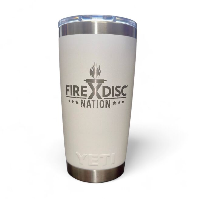 FIREDISC Nation Yeti Rambler 20 OZ Tumbler With Magslider Lid