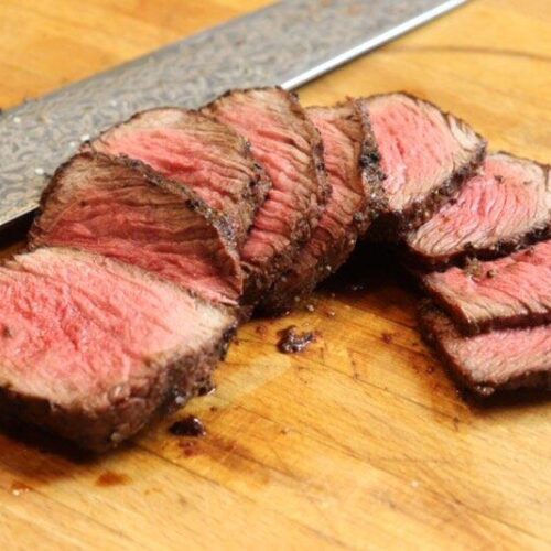 Sliced Wagyu Top Sirloin Steak