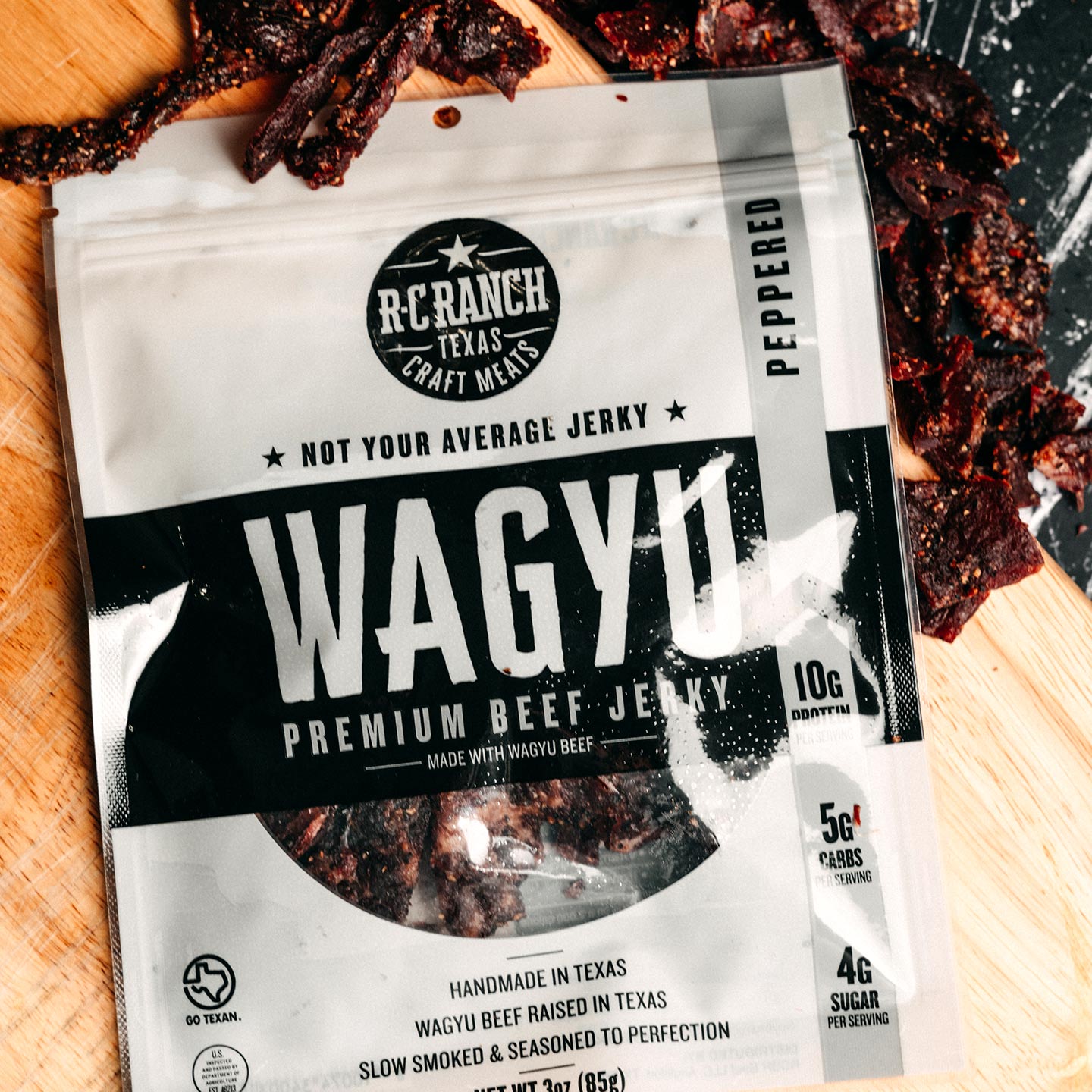 Wagyu Beef Jerky Peppered