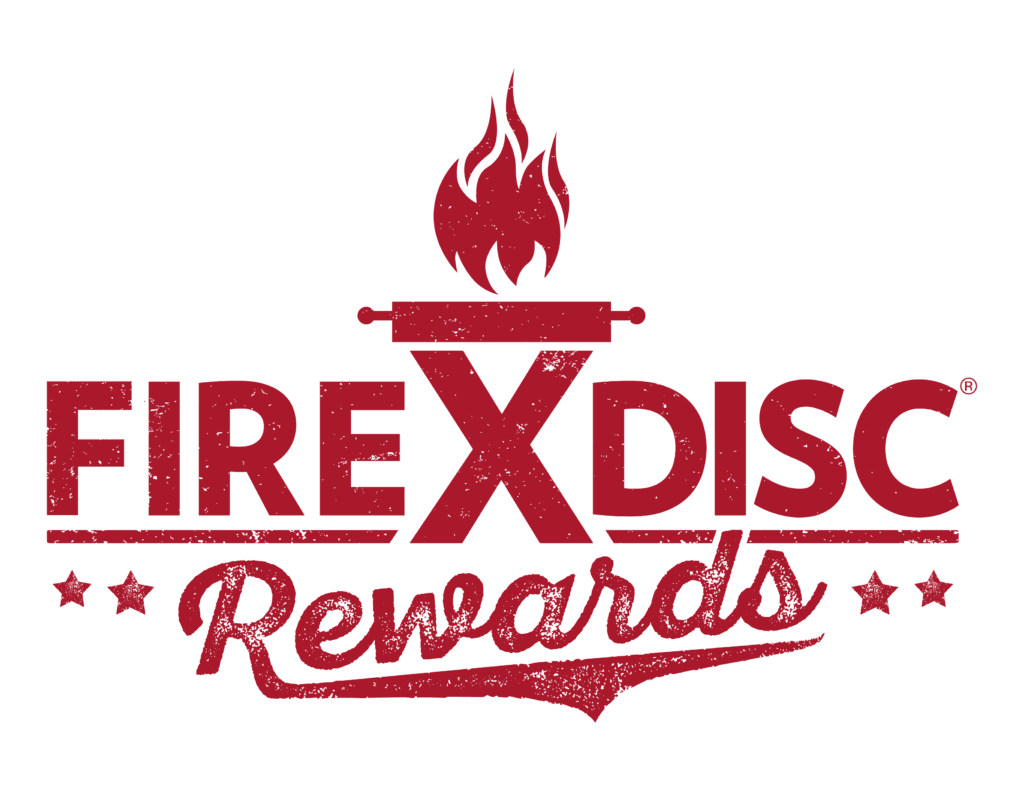 FIREDISC Rewards Program: Earn Points and Get Gear 1 FireDisc Rewards Logo Red