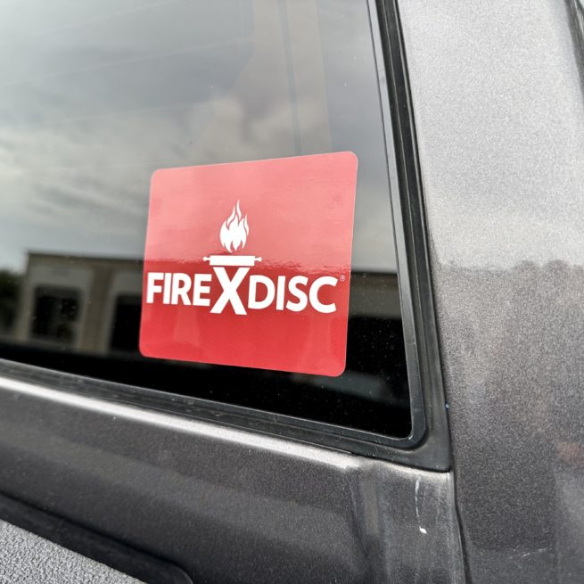 FIREDISC Sticker – Red