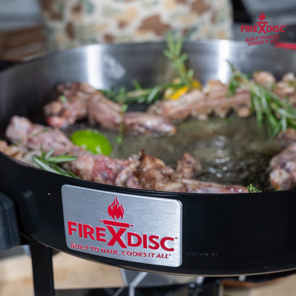 The All-New FIREDISC Drifter. The Ultimate Portable Disc Cooker for Any Adventure 3 Cooking at the Fish Camp