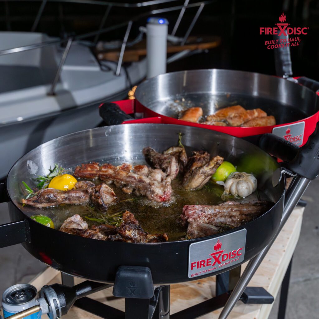 The All-New FIREDISC Drifter. The Ultimate Portable Disc Cooker for Any Adventure 2 Cook, grill, steam, boil, fry